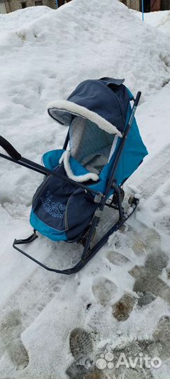 Коляска санки