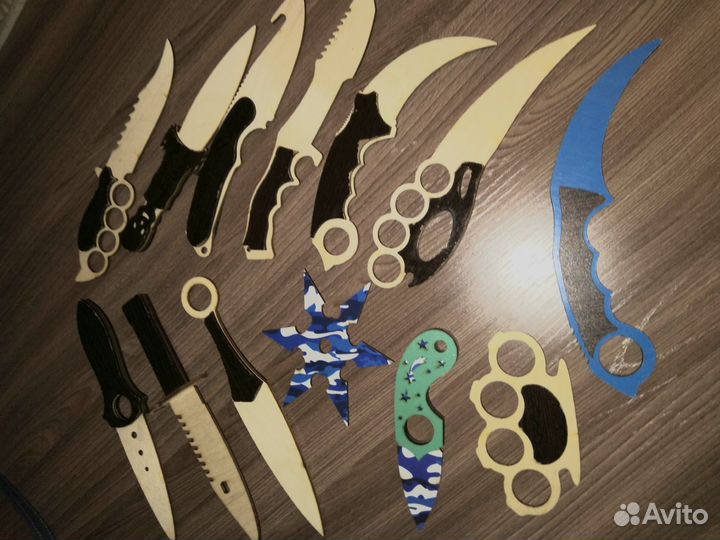Деревянный нож керамбит