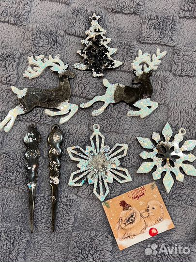 Елочные игрушки ручная работа