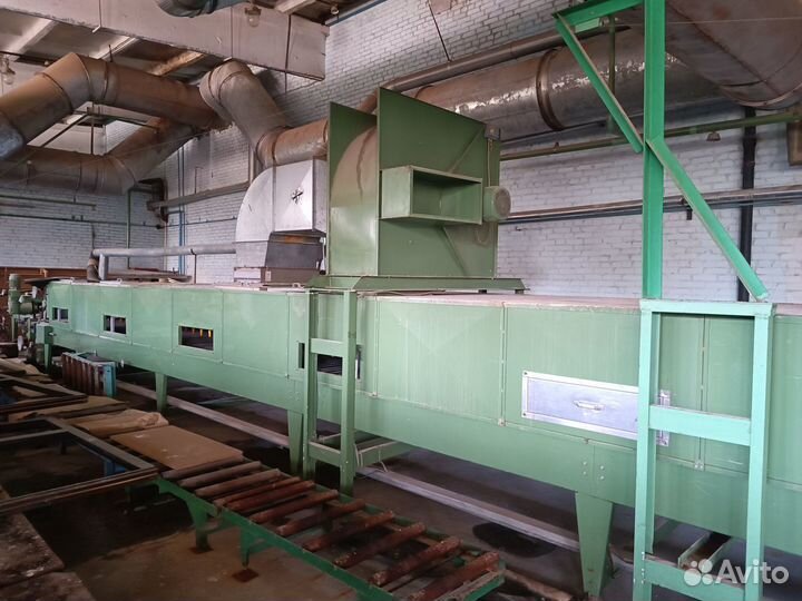 Автоматическая покрасочная линия с сушкой