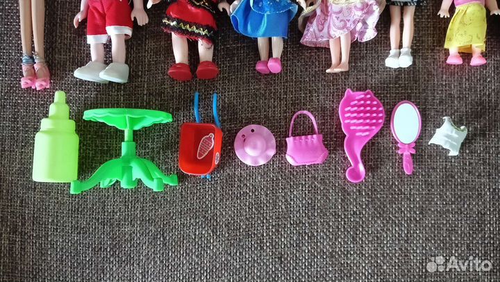 Куколки с аксессуарами пакетом