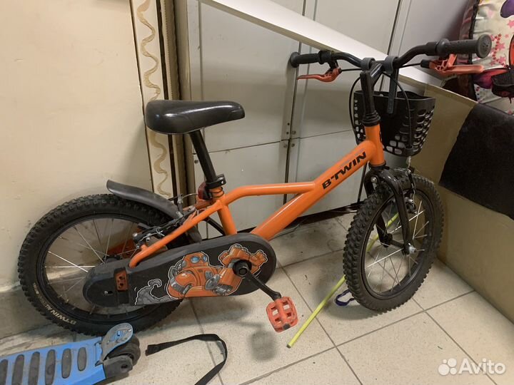 Детский велосипед Btwin 16 робот