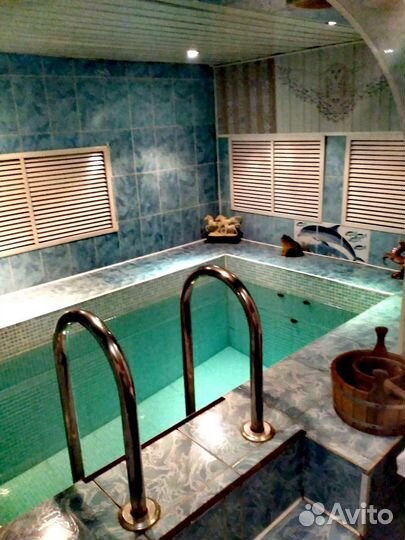 Русская баня на дровах с мангалом и беседкой