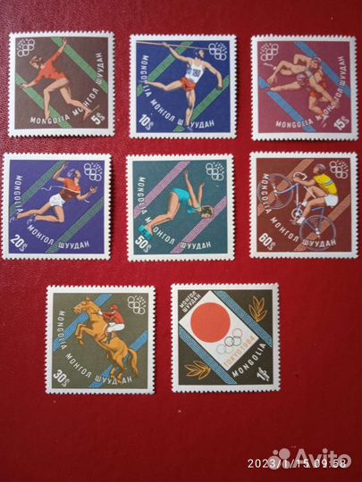 Почтовые марки Монголии