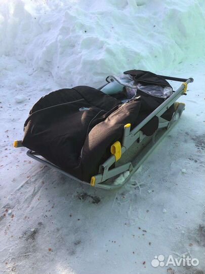 Детские санки коляска бу