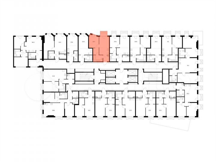 1-к. квартира, 35,4 м², 3/30 эт.