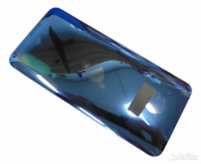 Задняя крышка для Xiaomi Mi 9 Синяя (со скотчем)