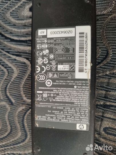Блок питания для ноутбука hp 19.5v