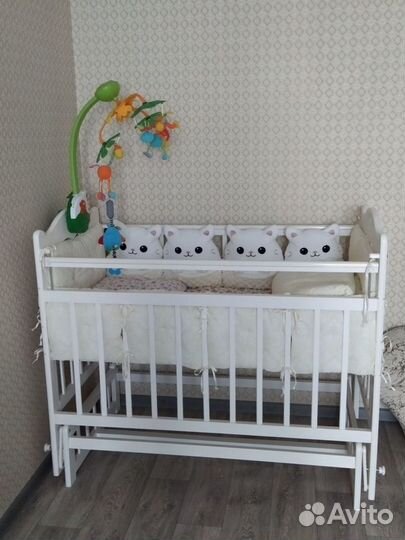 Бортики в детскую кроватку