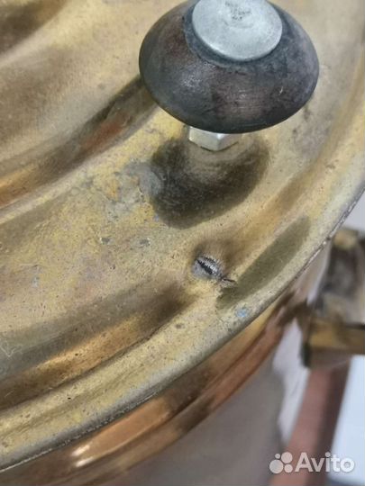Самовар Угольный Латунь 7 литров 1947 год