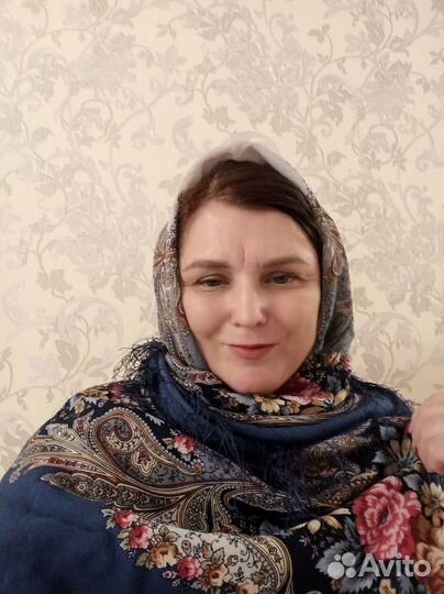 Павлопосадский платок шерсть