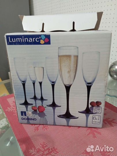 Бокалы Domino французского бренда Luminarc