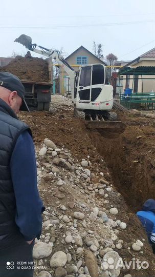 Услуги мини экскаватора