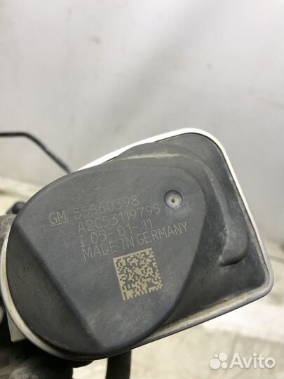 Заслонка дроссельная электрическая Opel Zafira B