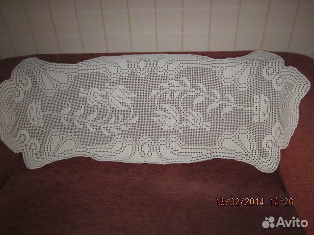 Вязаные ажурные салфетки