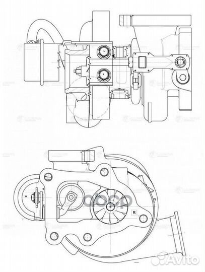 Турбокомпрессор ГАЗель Бизнес cummins ISF2.8 E