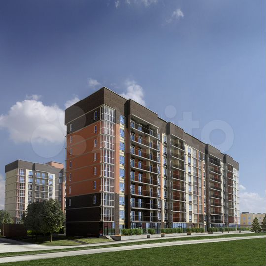 1-к. квартира, 37,2 м², 9/9 эт.