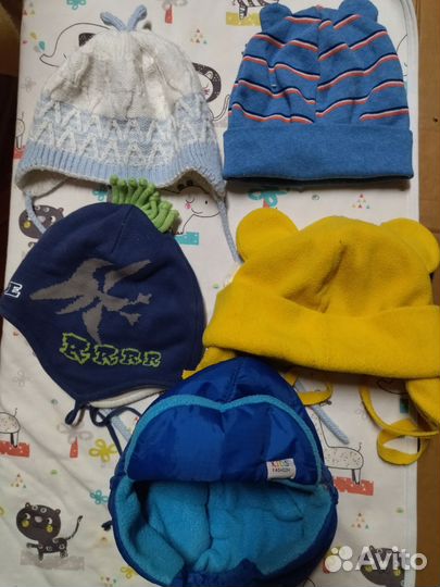 Шапки детские осень и зима 48-50 размер