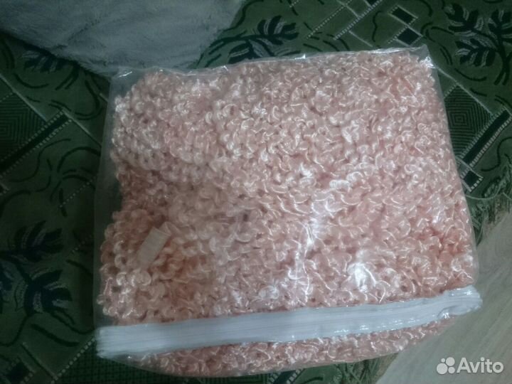 Штора нити с люрексом