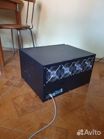Корпус для майнингфермы на8 карт Cryptone 9 +мп+бп