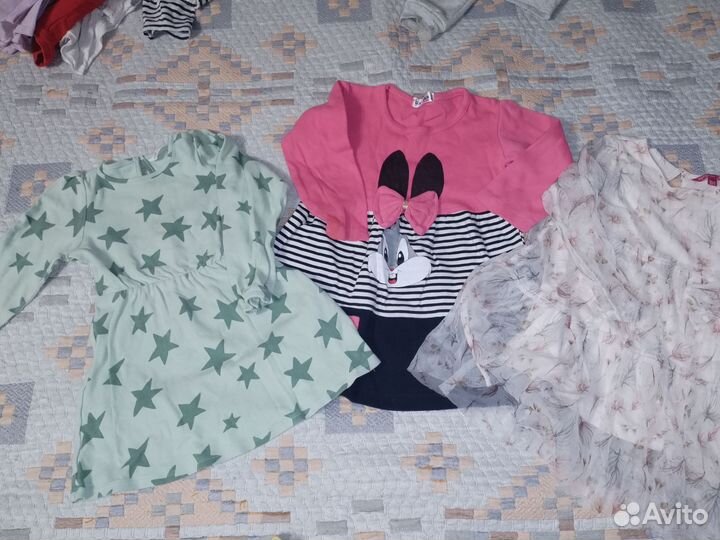 Одежда на девочку пакетом 98-104 см