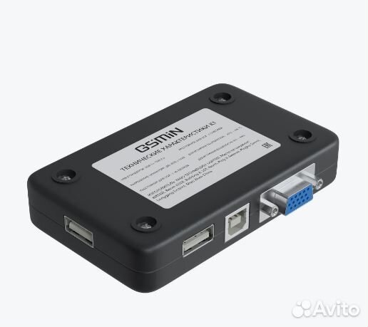 KVM переключатель на 2 пк + USB