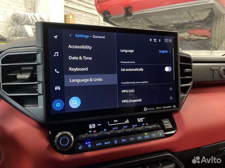 Русификация Toyota Sequoia 2022-2023 USA