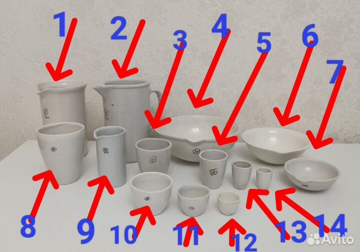 Лабораторная фарфоровая посуда