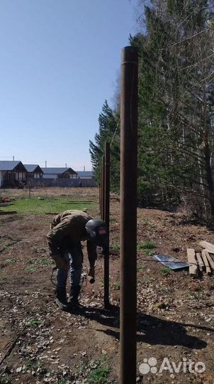 Винтовые сваи с монтажом