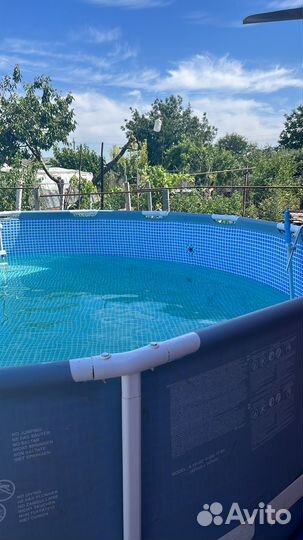 Каркасный бассейн 457 на 107 (15т) б/у