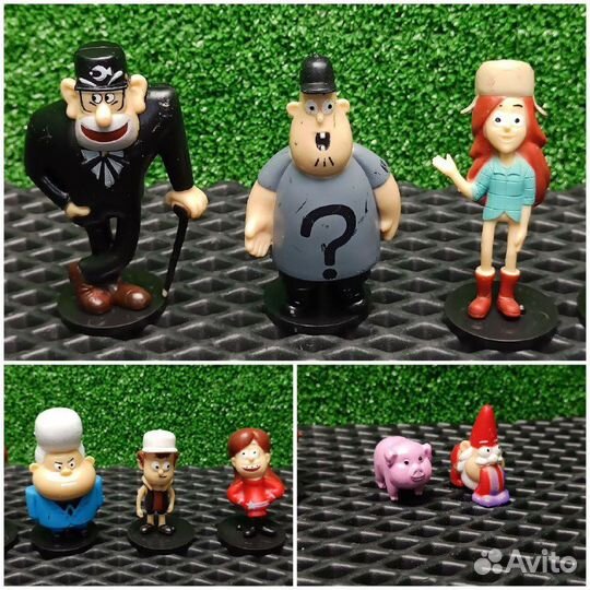 Набор фигурок Гравити Фолз 8 штук Gravity Falls