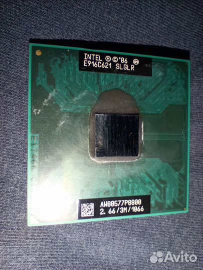 Процессор для ноутбука Core 2 Duo P8800