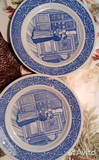 Тарелка настенная фарфор