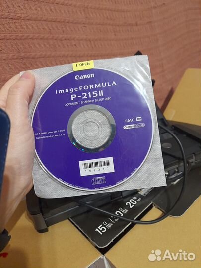 Сканер canon P-215II