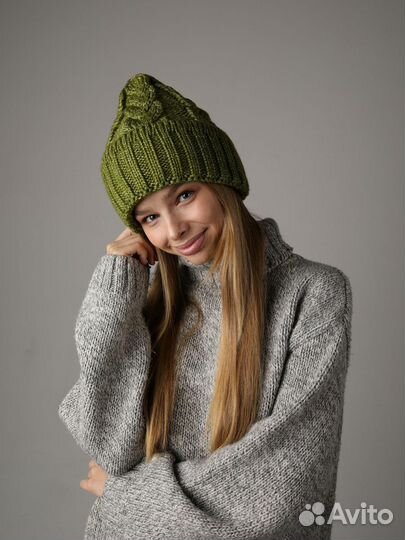 Шапка, комплект, шарф, снуд