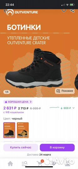 Ботинки демисезонные для мальчика