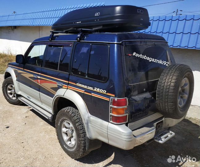 Автобокс (багажник) на mitsubishi pajero