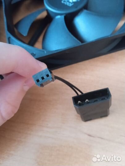 Кулер для корпуса пк 12см и разветвитель