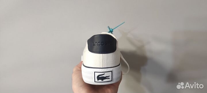 Кеды мужские белые Lacoste оригинал