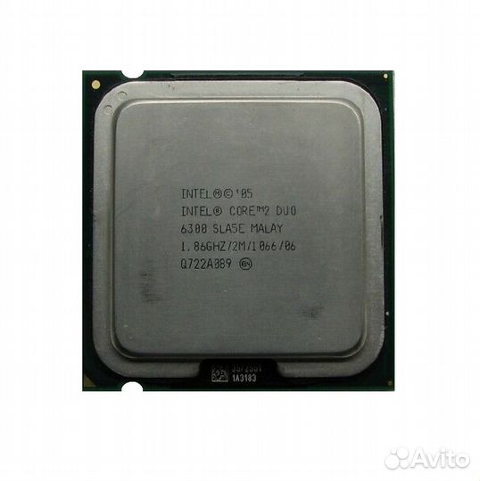 Б/у Core2Duo E6300 1,86/2/1066 sla5e