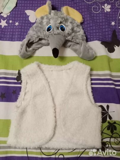 Новогодний костюм волка 104-110