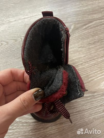 Ботинки демисезонные для девочки 21 размер