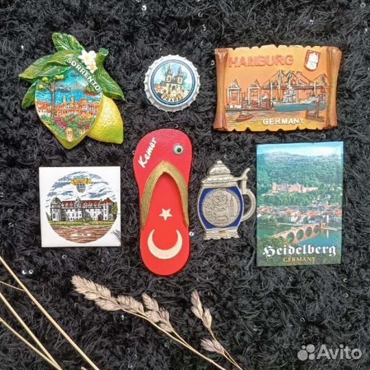 Магниты на холодильник из разных стран