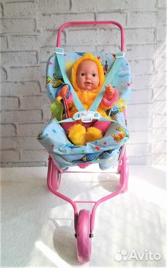 Пупс demi star, коляска