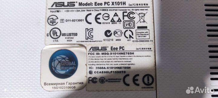 Нетбук asus x101ch