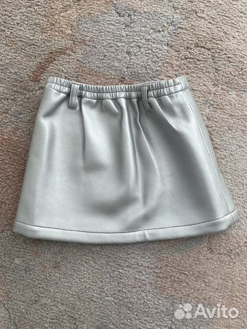 Юбка из экокожи