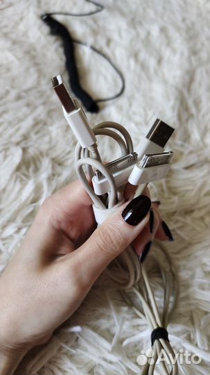 Кабели Nokia, iPad, Android и блоки зарядки