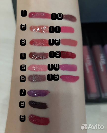 Жидкая матовая помада для губ