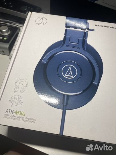 Наушники audio technica ath m30x