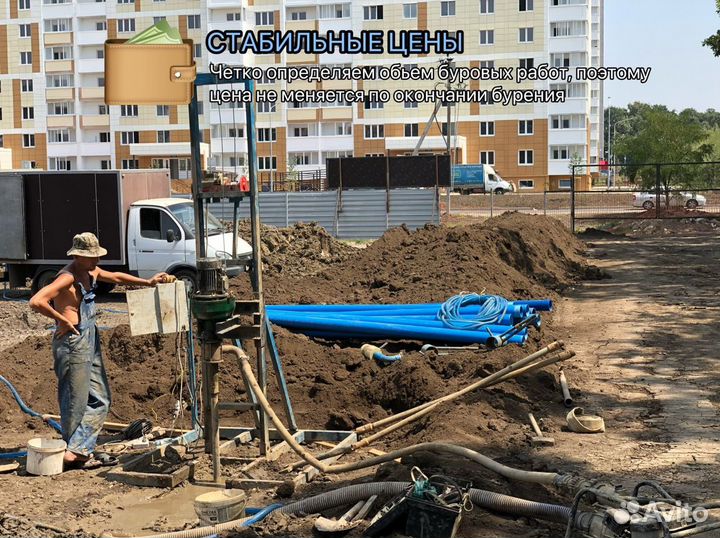 Бурение и обустройство скважин на воду Холмская